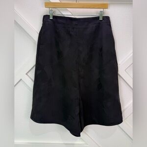 NWT Stella McCartney Tomoko Floral Jacquard Shorts Black 42 US 8 Wool Blend $995